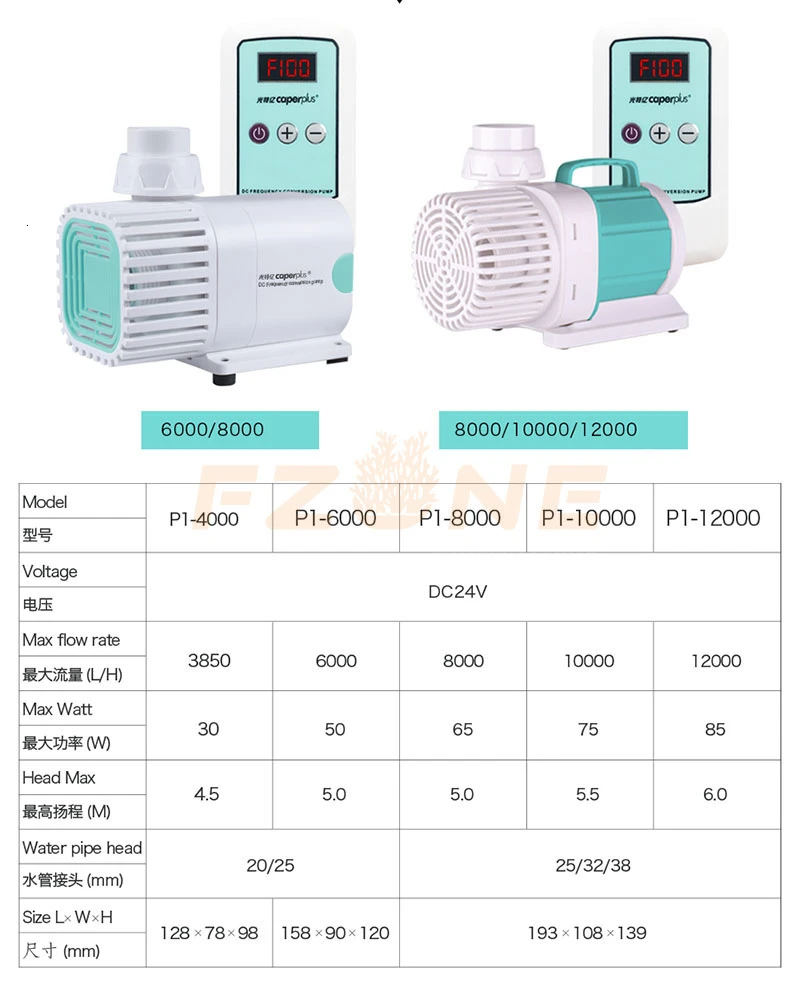 Submersible Pump WIFI App Control Underwater Flow Adjustable For Aquarium Fresh Water Salty Reef Marine Fish Tank |