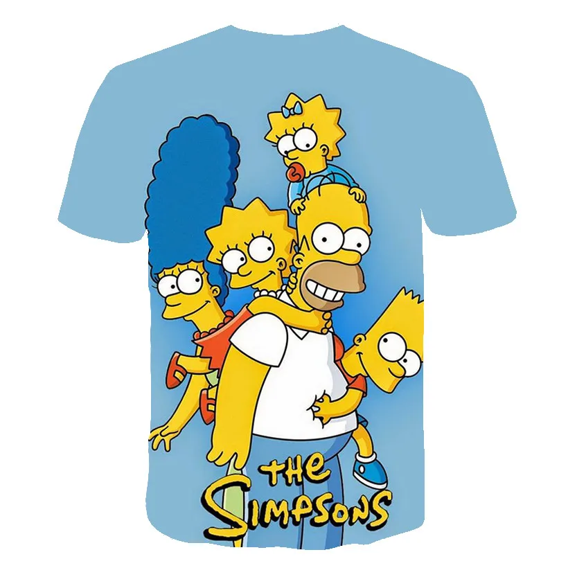 

Summer Cartoon 3D Printing T-Shirt Men's Fashion Sports Short-Sleeved Summer Casual Breathable Boy and Girl Hippie Clothes