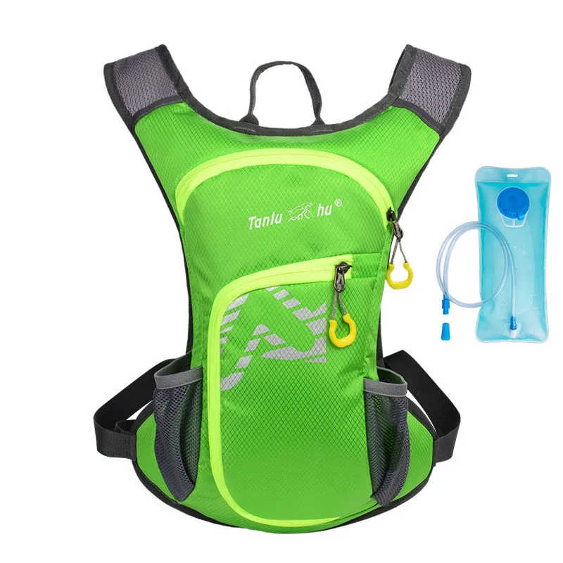 with water bag 2L сумка для воды для велоспорта, езды на велосипеде, гидратационный рюкзак, нейлоновый резервуар для воды, для мужчин и женщин, для активного отдыха, кемпинга, бега, Mochila, сумка для велоспорта - Цвет: with water bag