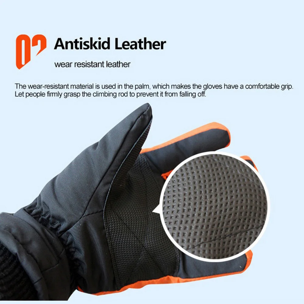 

Waterproof Electric Heated Gloves-Winter Hand Warmer-Unisex-Free Touchscreen Enabled-Battery Powered