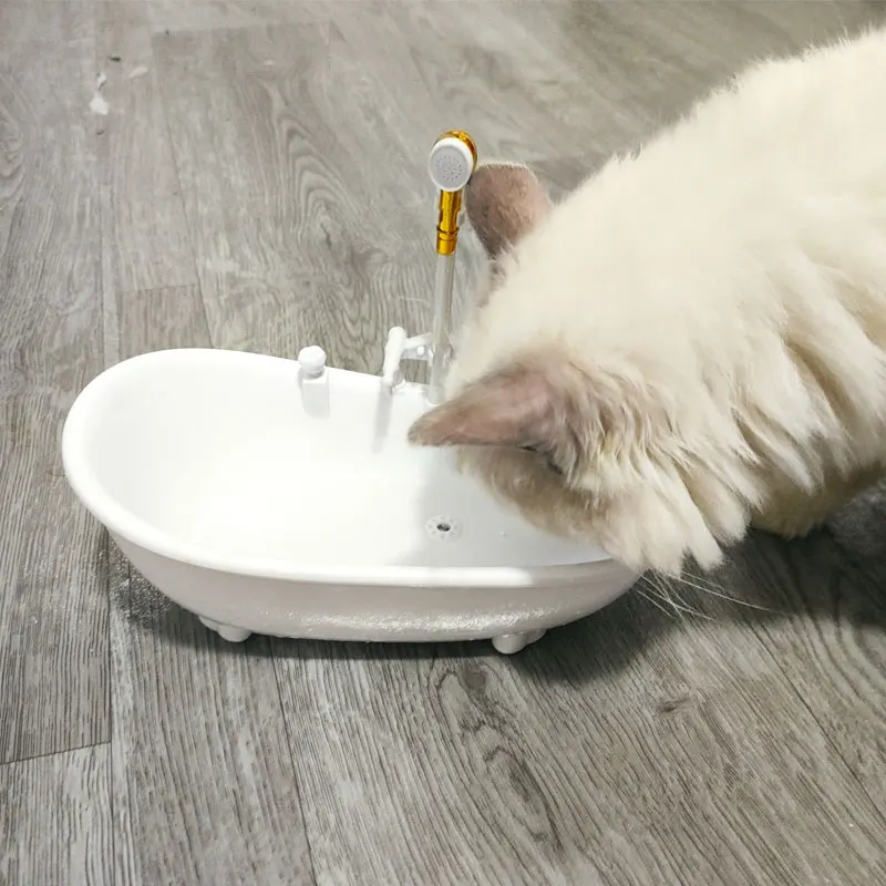 

Pet Electronic Water Dispenser Bathtub Automatic Pet Cat Water Dispenser Cat Bowl Pet Supplies