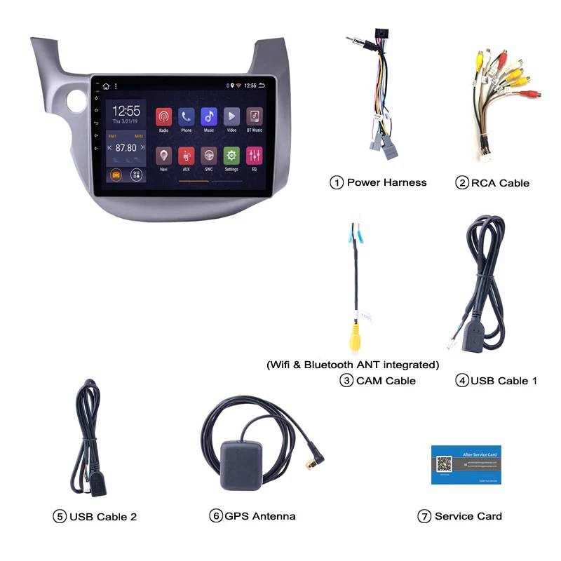 Android 8,1 автомобильный dvd gps мультимедийный плеер 10 дюймов для Honda FIT 2008-2013 автомобильный dvd Навигатор Радио Видео Аудио плеер
