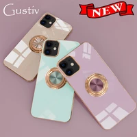 electroplating silicone cover for iphone 13 12 mini 11 pro xs max x xr 7 8 plus se 2020 luxury plating phone case for women