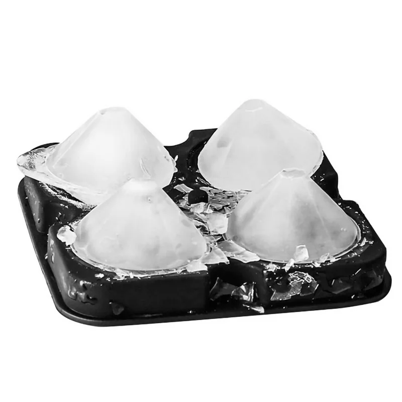 

1PC 3D Diamond Ice Cube Reusable Ice Cube Maker Silicone Ice Molds Mold Chocolate Mold Whiskey Party Bar Tools Ice Cube Maker
