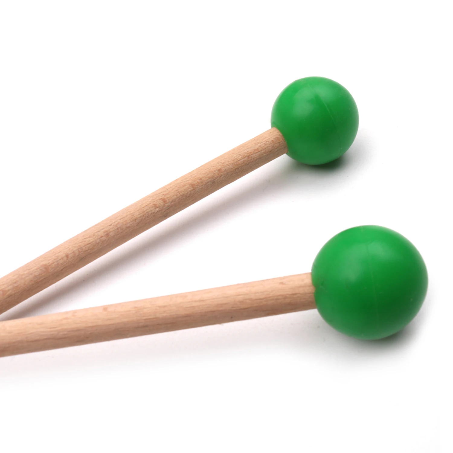Pair of Marimba Mallets Percussion Sticks Xylophone Mallet Drumsticks For Instruments Parts -Light Soft |