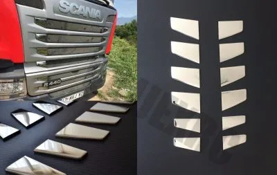 Воздушный колпак хромированная декоративная наклейка для 1/14 Масштаб