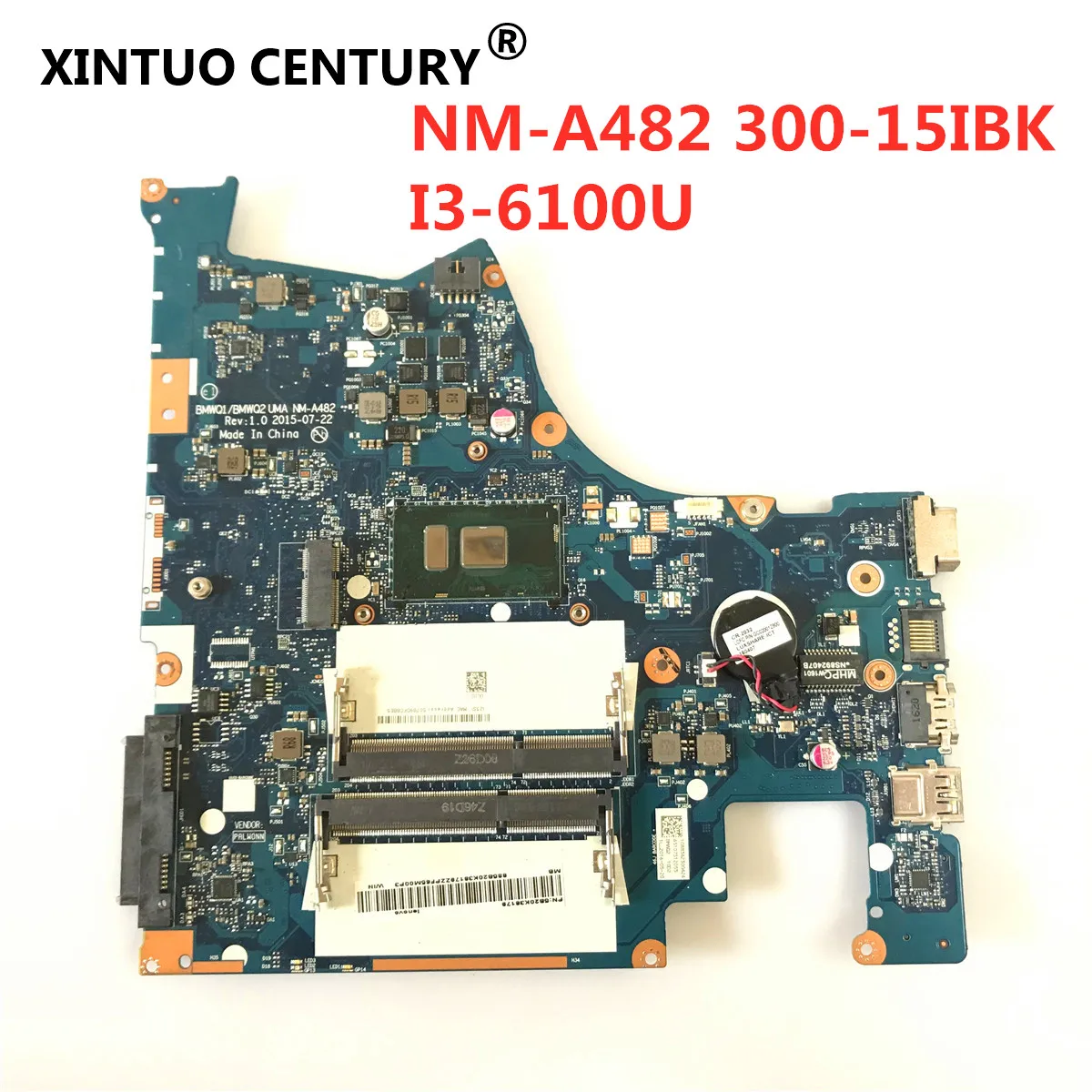 

NM-A482 оригинальная материнская плата для ноутбука Lenovo 300-15ISK с I3-6100U материнская плата для ноутбука