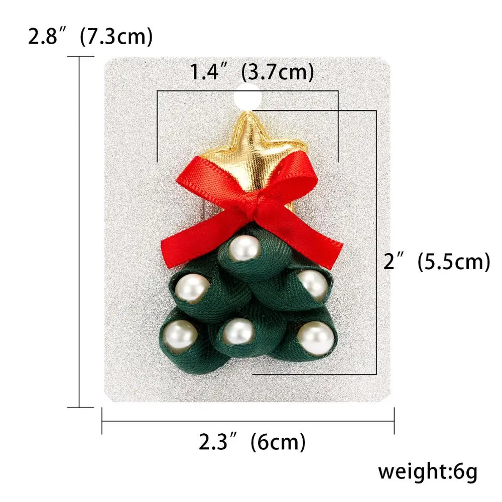 XMAS TREE 17 видов стилей, новые рождественские значки, войлочные тканевые Броши для детей, носки с рождественской елкой, значки Санта-Клауса, значки, аксессуары, ювелирное изделие, год - Окраска металла: XMAS TREE