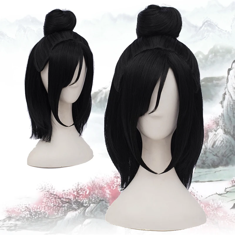 

Anime Mo Dao Zu Shi Cosplay NIE HUAISANG Young Grandmaster of Demonic Cultivation Costume Men Anime Adult Wig Chinese Fan