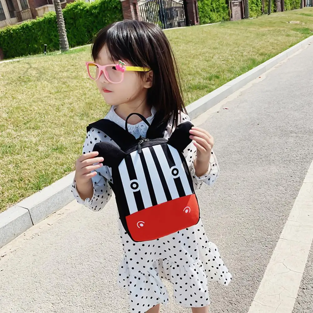 Милый мультяшный холщовый рюкзак для детей школьная сумка детского сада Детский