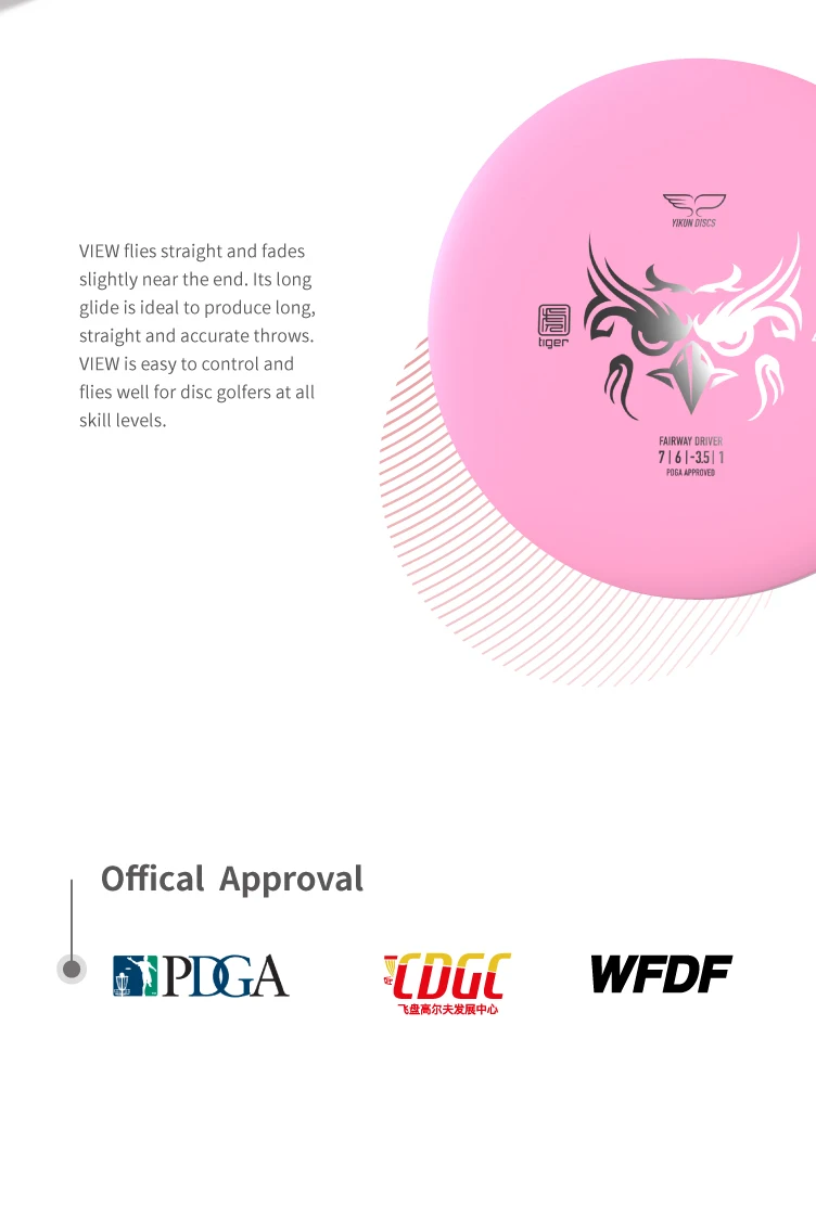 YIKUN диски PDGA одобренный диск Гольф диск драйвер вид Черная пятница