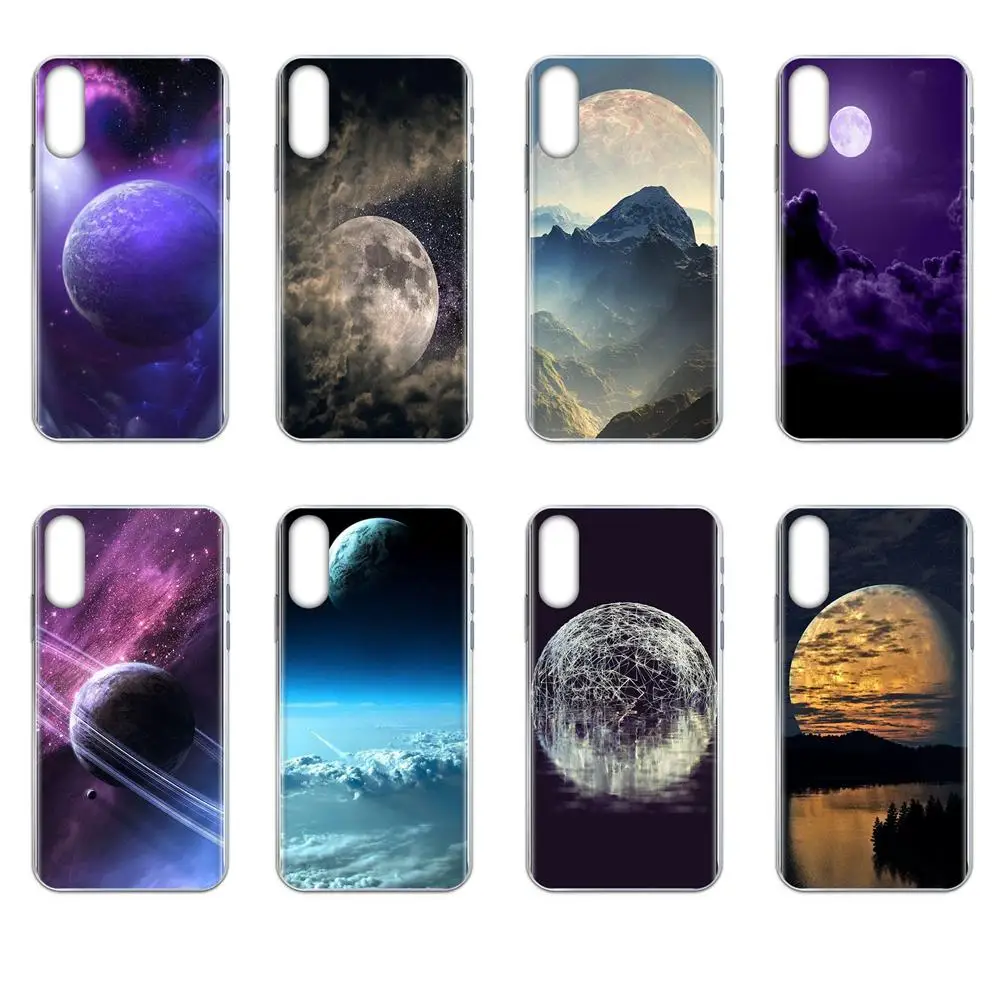 Для Xiaomi Redmi Mi 4 7A 9T K20 CC9 CC9e Note 7 8 9 Y3 SE Pro Prime Go Play TPU Защитный Mars Earth Planet Printeds