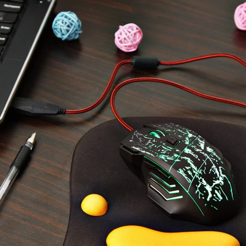 Игровой Мышь Проводная игровая мышь USB рабочий стол Цвет проводной Офис |