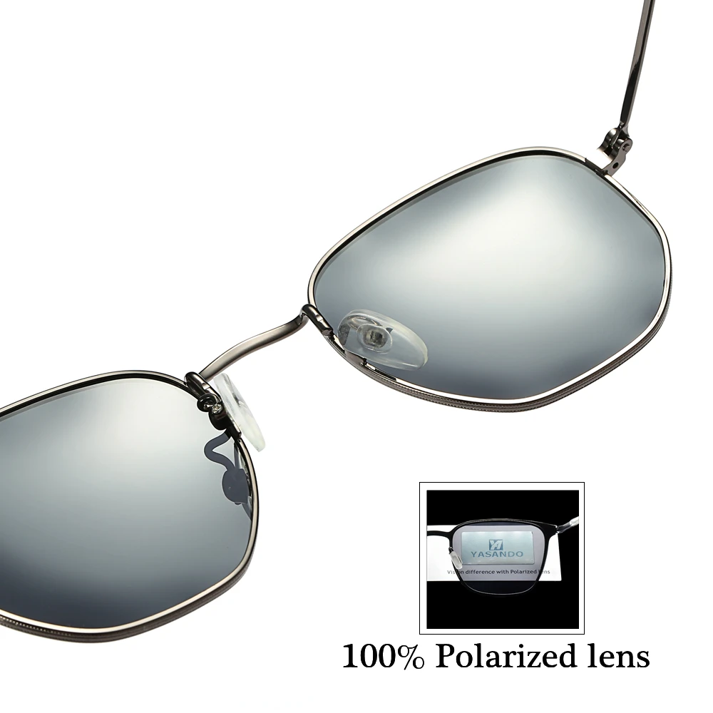 YASANDO дизайнерские поляризационные солнцезащитные очки унисекс классические