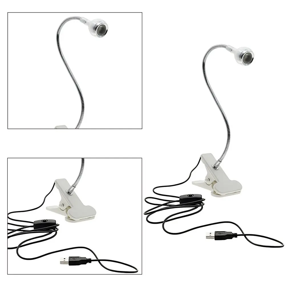 

USB Power Clamp Bracket Book Light Magnet Hose Light LED Light Source Portable And Flexible Brightness Light