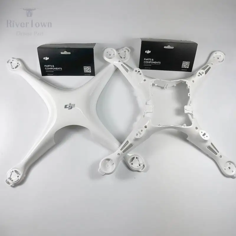upper and Middle Абсолютно DJI Phantom 4 Корпус Корпуса/Шасси Верхняя Нижняя крышка светильник винт набор для P4 Дрон запчасти - Цвет: upper and Middle