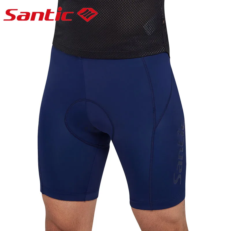 

Велосипедные шорты Santic мужские, ударопрочные 4D шорты с подкладкой, для горных и шоссейных велосипедов, черные синие