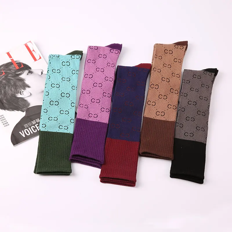 Девушки колено высокие носки для малышей Модные в стиле Харадзюку Женские сапоги