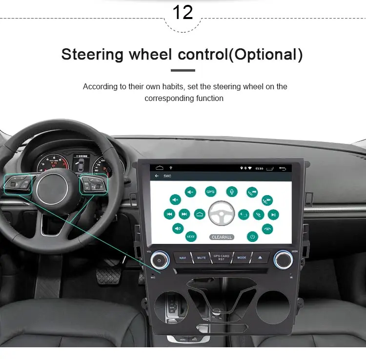 JDASTON Android 10,0 автомобильный dvd-плеер для Ford Mondeo 2013 мультимедиа 1 Din автомагнитола Canbus wifi gps навигация аудио стерео