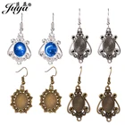 Основа для сережек, овальная, из цинкового сплава, 10 шт.