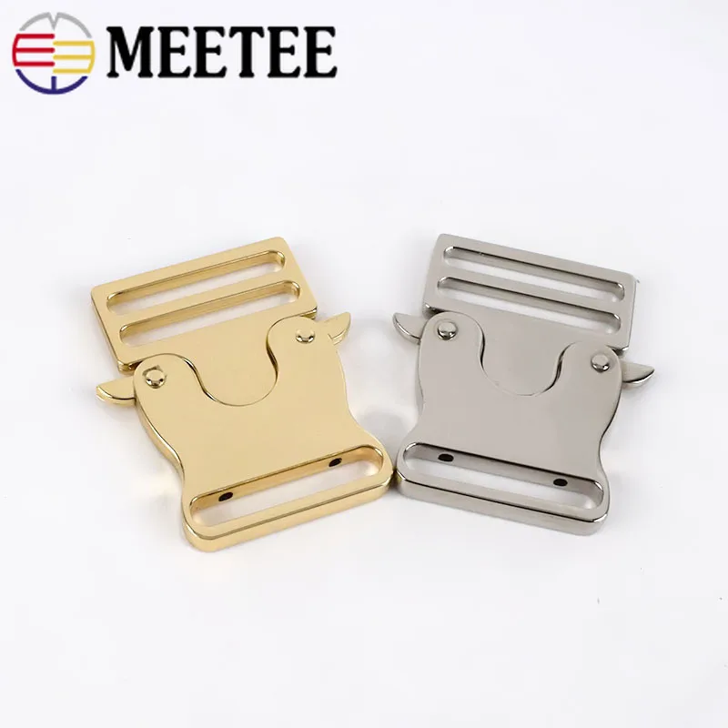 Meetee 2 шт. 25/31/38 мм пряжки из сплава для крепления сумки на ремешке застежка карт