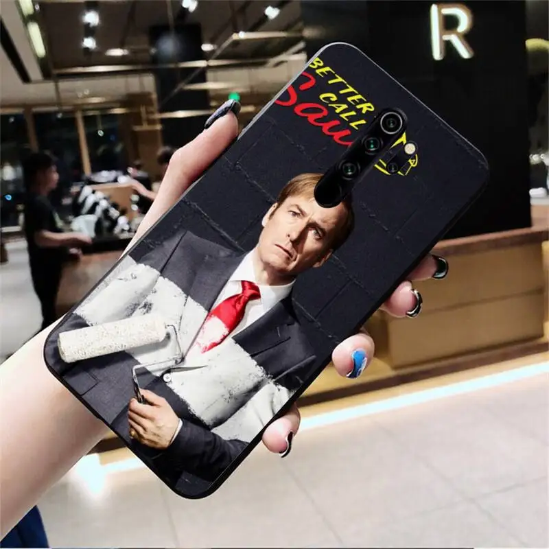 Melhore a Chamada Better Call Saul black чехол для телефона Корпус Redmi Note 9 8 8T 8A 7 6 6A Go Pro Max K20 |