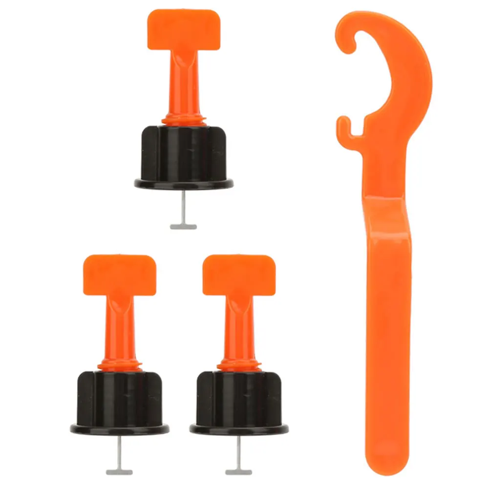 

Level Wedges Tile Spacers For Flooring Wall Tile Spacer Carrelage Tile Leveling System Leveler Locator Spacers with Wrench 50pcs