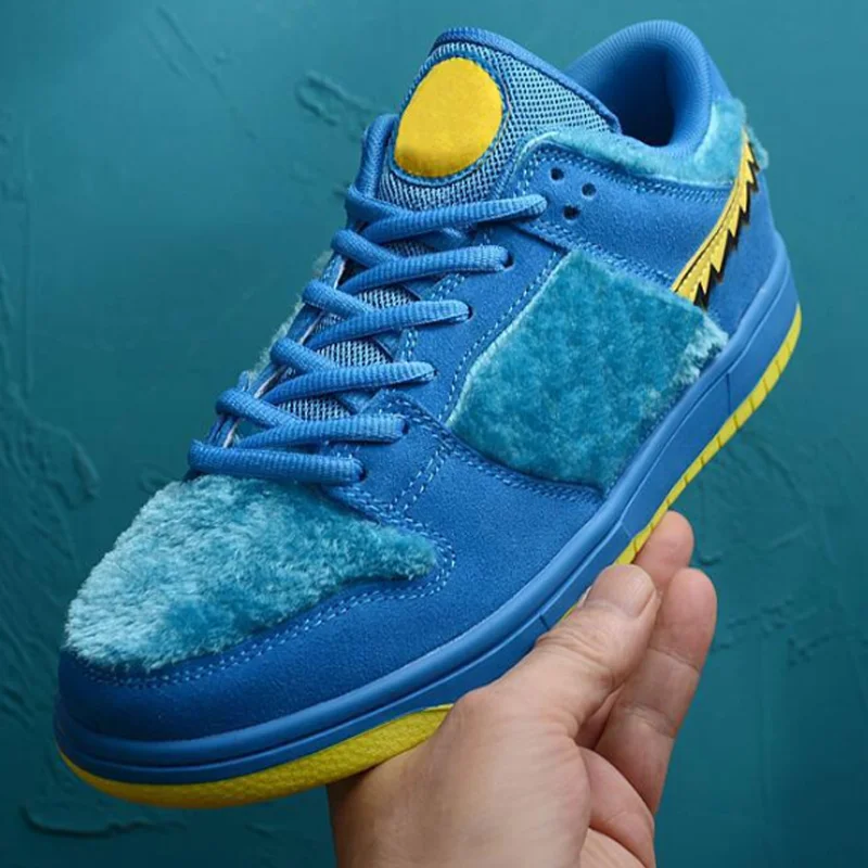 

Mens Womens Skateboard Shoes Unisex Bears Opti Yellow Green Orange Causual Sneakers Basketball Shoes