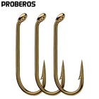 Крючок для ловли нахлыстом PROBEROS, размеры 80000-8121416, 1000 шт.лот, крючки для ловли форели, лосося, сухие мухи, рыболовный крючок