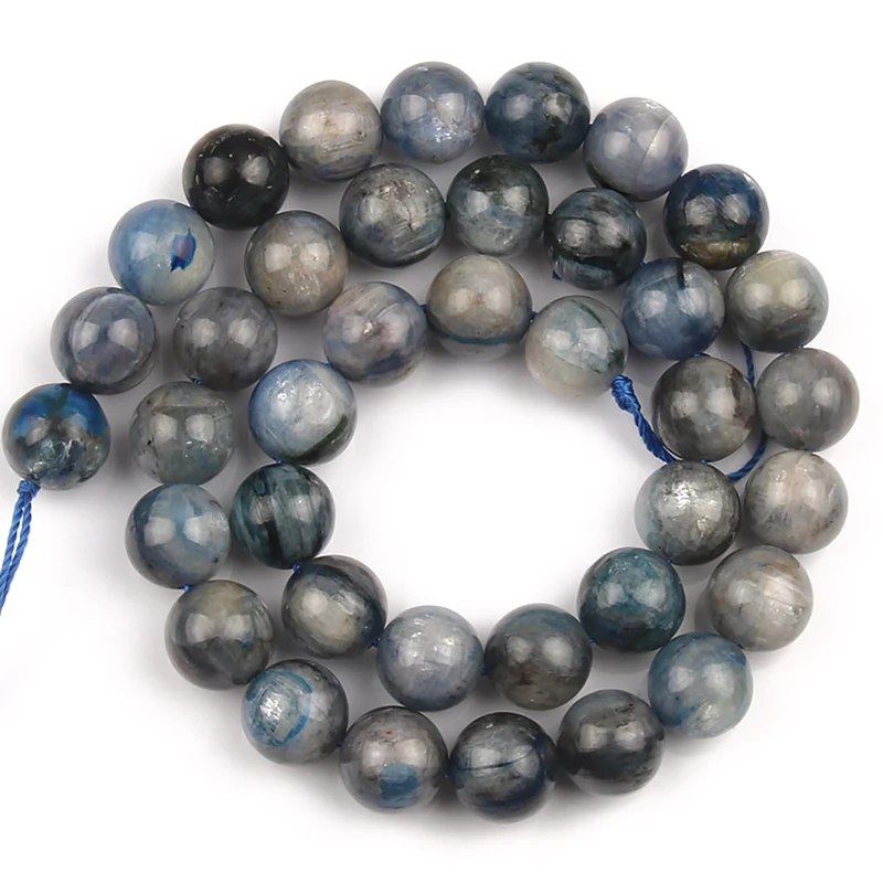 Натуральный Синий Кианит натурального камня бусины для изготовления ювелирных