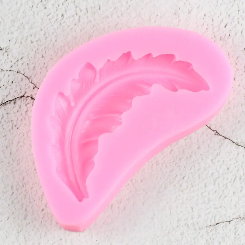 Силиконовые формы в виде листьев прокрутки сделай сам перо украшение для торта