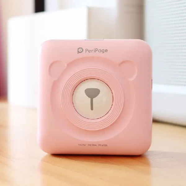 Фиолетовый PeriPage портативный тепловой Bluetooth фотопринтер мини-фотографии принтер для мобильного телефона Android iOS 58 мм Принтер Рождественский подарок - Цвет: Фиолетовый