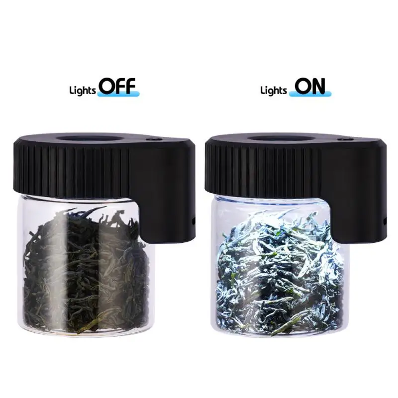 

Personalized Luminous Food Storage Box Glass Clear Container Set With Pour Lids Kitchen Storage Bottles Jars Dried Grains Tank