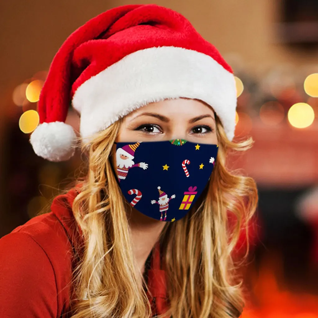 

Christmas Face Maske For Men And Women Breathable Mouth Masks Reusable Washable Protective Face Cover Masks Mascarilla Face-mack