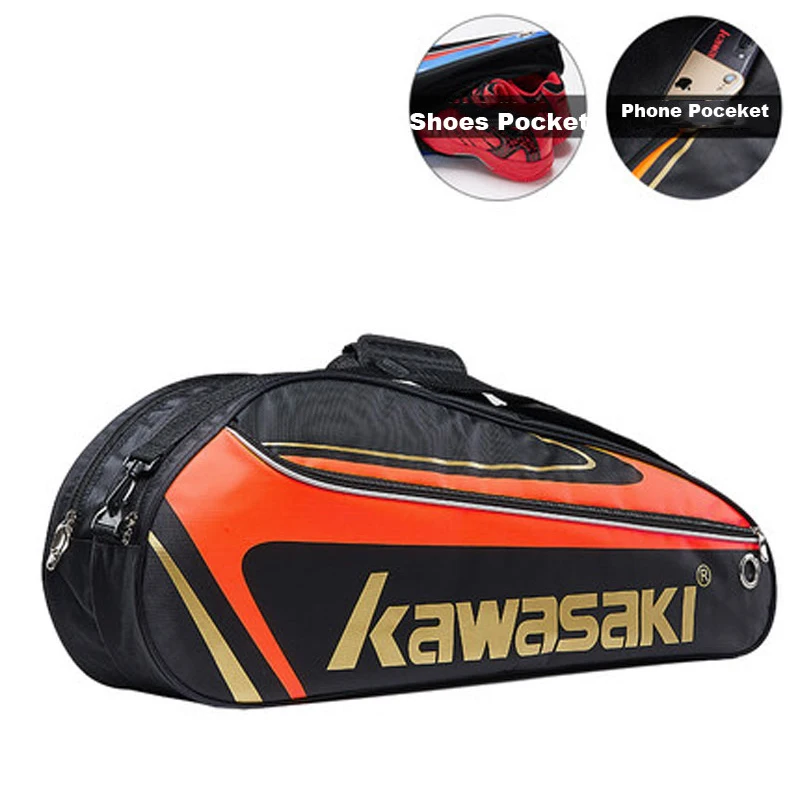 Quality Tennis Racket Bag Badminton Bag 1-3 Tennis Racquet Badminton Racket Shoulder Bag Badminton Training Accessory Handbag