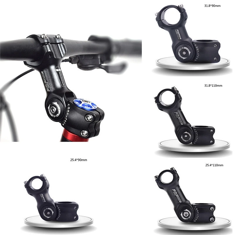 

Adjustable 60 MTB Stem Riser Stem for Road Mountain Bike Stem Aluminum Alloy Bicycle Handlebar Cycling Accessories