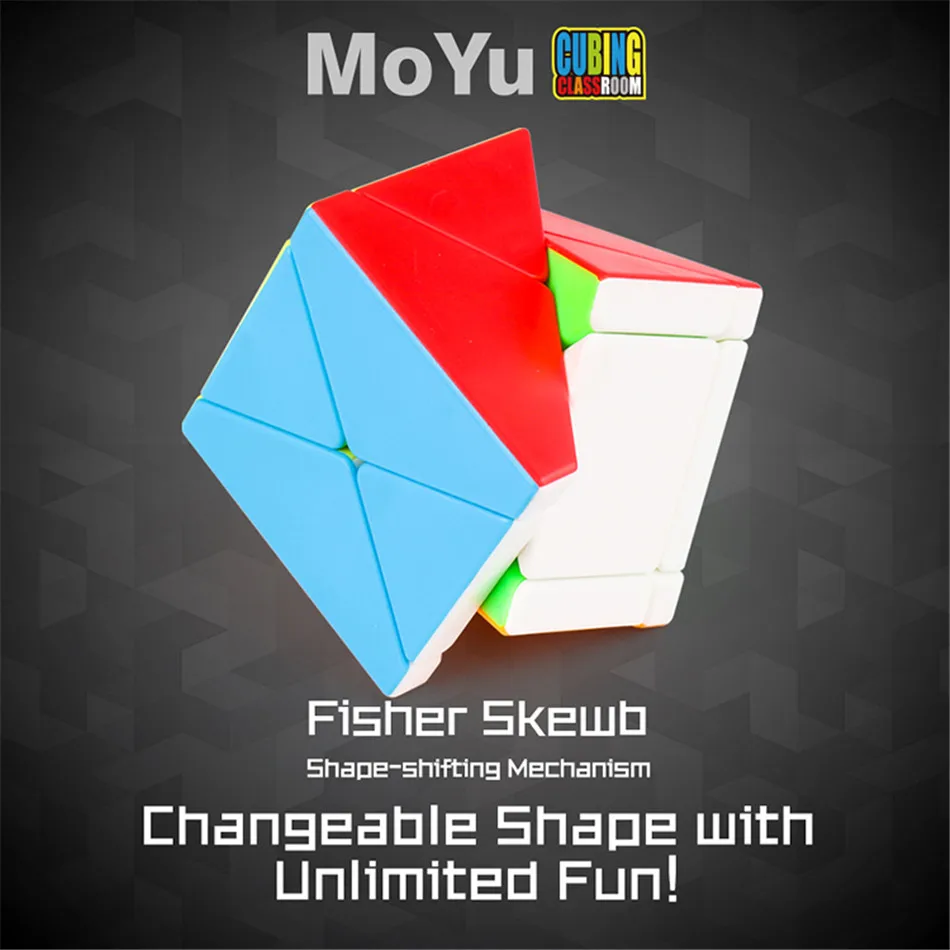 Moyu Cubing Classroom X Fisher Skew Magic Cube 2x2 Speed Профессиональные игрушки-головоломки для детей