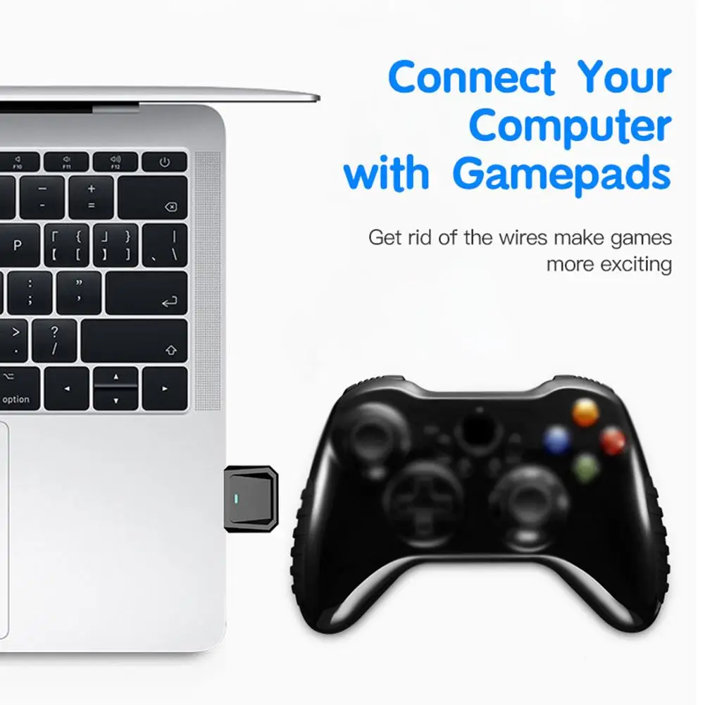 USB Bluetooth 5.0 Adapter Receiver Transfer Wireless For Laptop PC Mouse Keyboard Speaker | Электроника