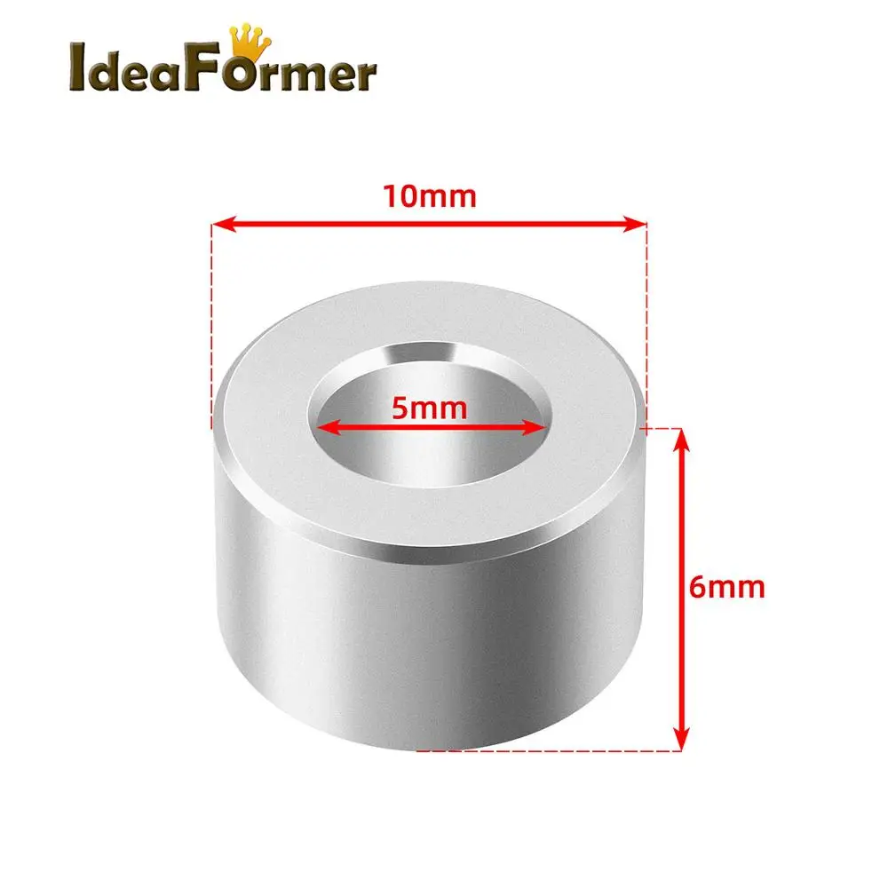 Запчасти для 3D принтера 10/20 шт. алюминиевые разделительные устройства с v