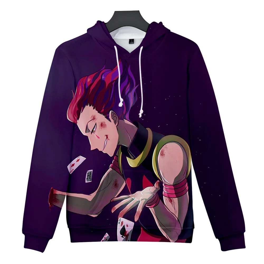Толстовка Hisoka 3D для мужчин и женщин осенняя толстовка модные толстовки в стиле