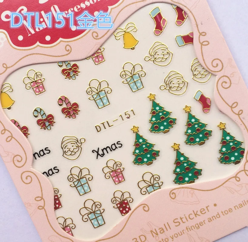 Модные 3D наклейки для ногтей 1 шт. переводная картинка с золотыми перьями