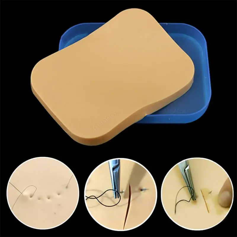 1 шт. медицинский хирургический разрез силиконовый шов Тренировочный Коврик