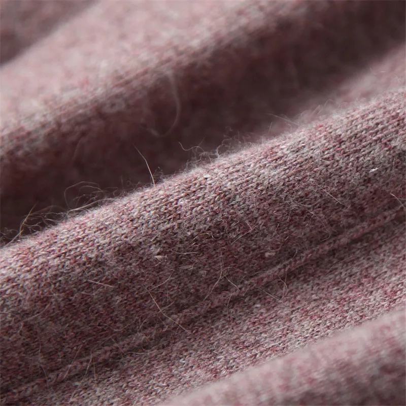 Женский комплект из 2 предметов трикотажный свитер в полоску и брюки с широкими