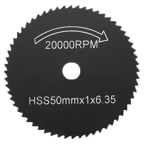 

7pcs Black HSS Saw Blades Cutting Discs Mandrel Cutter Rotary Tool