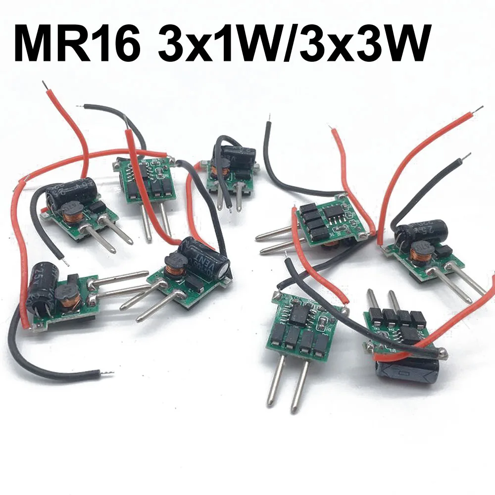 Драйвер MR16 для светодиодсветодиодный ламп 3x3 Вт 3x1 трансформатор 3*3 источник