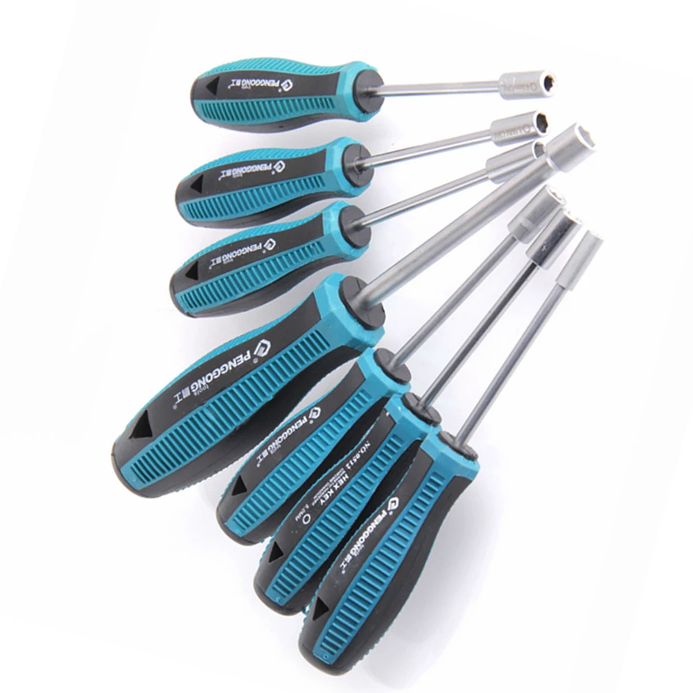 

Repair Screwdrivers Maintenance Hand Tool 7pcs Supplies Socket Driver Hex