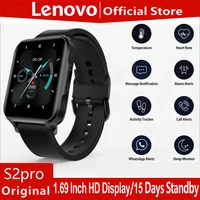 lenovo s2 pro smartwatch ip67 waterproof wristband hd screen fitness heart rate sleep monitor global version tracker bracelet