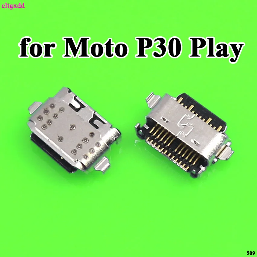 

100pcs micro usb 36pin mini mobile charging port connector for motorola moto g6 g6plus xt1925 xt1926 P30 play repair spare parts