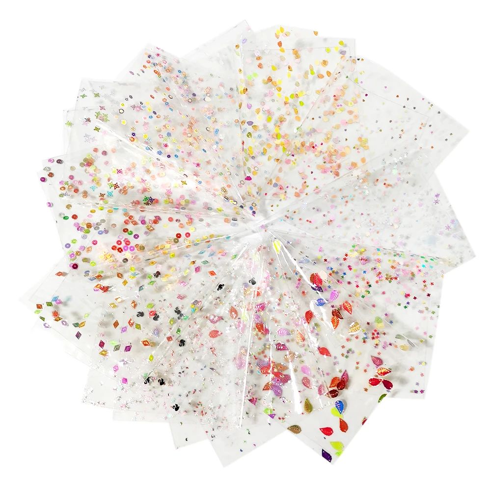 David Accessories 20*33 см прозрачные блестки Синтетическая кожа пэчворк для волос бант