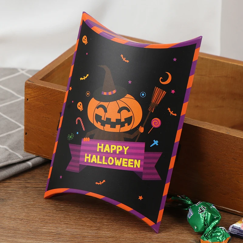 1 шт. забавная коробка с привидением тыквы бумажная Подарочная для Хэллоуина